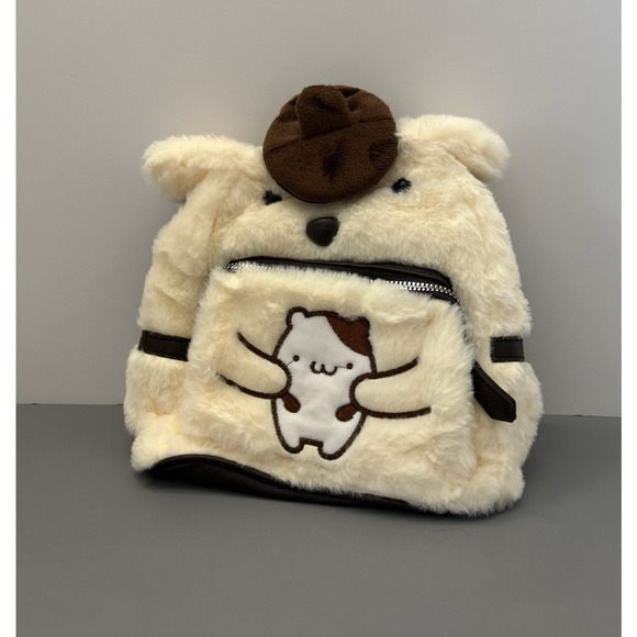 Unbranded Other - Cartoon Kitty Pom Purin Anime Plush Backpack Travel Bag New without Tags